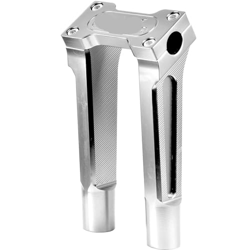 Rehausseurs de guidon moto Challenger en aluminium usin&eacute; pour guidon 1"
