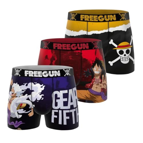 Freegun Boxer Hombre One Piece, Calzoncillos Hombre Luffy,