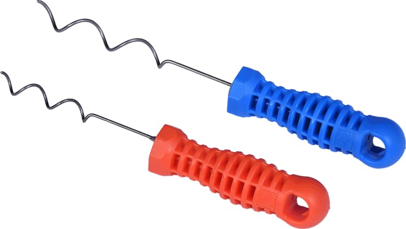 MULTIPICK Spiralöffner [2 Teile | Ø 1 5 + 1 7 mm] Türfallen Öffnungsset - Schlüsseldienst Werkzeug Set - Türöffner Werkzeug & Türöffnungswerkzeug für Anfänger - Tür Öffnungs Werkzeug