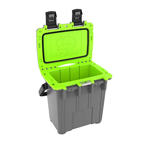 Pelican Elite 20 Quart Cooler (Dark Grey/Green)
