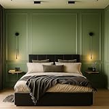 Birdeco Peel and Stick Wall molding kit | Ready to go, Easy Install, no Tools Needed | 3 Top 3 Bottom Frame