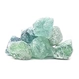 Green Fluorite Gemstone Raw Crystals, 1