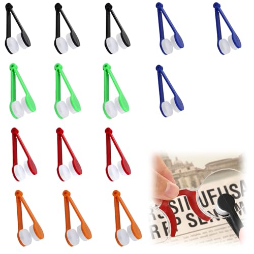 Huweko 15PCS Nettoyant Lunettes Vue,Nettoyage Lunettes,Essuie Lunette Vue,Nettoyeur De Lunette,Mini Nettoyants...