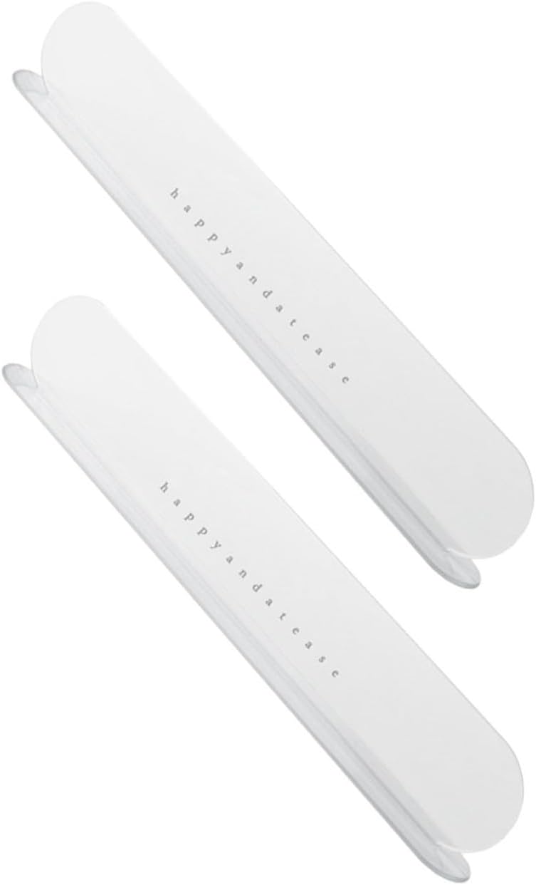 Zerodeko 2pcs Water Deflector for Kitchen Sink Splash Guard Drain Screen Splashing Retaining Plate No Drilling Needed