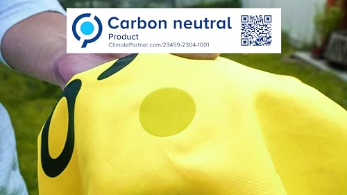 aZengear Repair Patches for Jackets, Tent, Shoe Toe, Air Mattress, Inflatables, PVC Gear - Waterproof, Self-Adhesive, Tear-Cold-Heat-Resistant, Down Puffer Coat (11Pcs, Yellow)