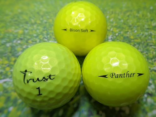 ゴルフ ボール ロスト ボール ABランク トラスト Trust 混合 10球 セット【中古】 (イエロー)