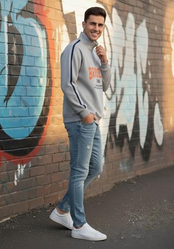 Image of SHAIRA FASHION Men's Cotton Blend Regular Fit Hooded Sweatshirt | Stylish Casual Wear Winter Sweatshirt for Men I Gym Warm Travel Hoodies for Boys