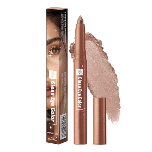 Jan Jean Buildable Shimmer Eye Pencil – Glitter Cream Stick for Face Highlight & Cheek Contour Type 5 One Size