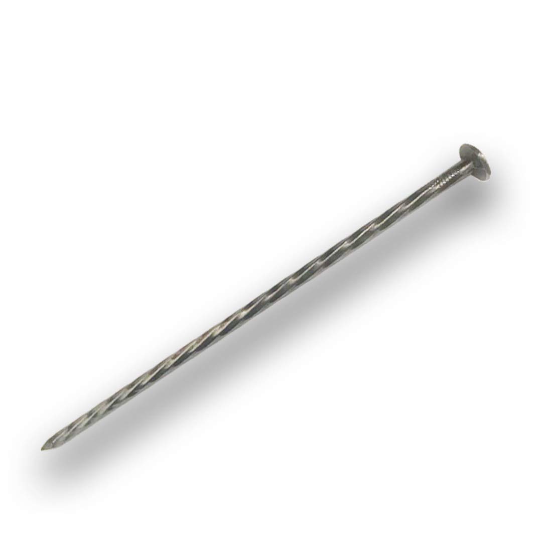 Buy FOMMEN Artificial Turf Stakes Silver Gray Metal Spiral Landscape