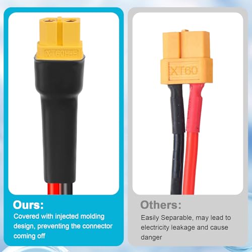 Kimbluth 10AWG 25FT XT60 Extension Cable 2 3 5 10 15 20 25 30 35 40 50 75 100FT XT60 Female to Male Connector for Portable Power Station Solar Panel RC Battery by Kimbluth - Used condition - Image 3