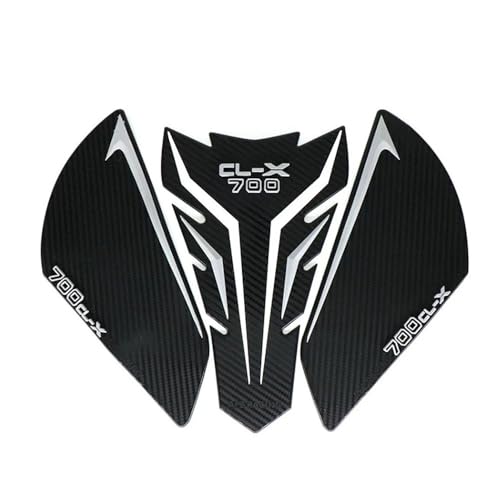Protection réservoir moto pour CLX700 : kit genouillère latérale noire