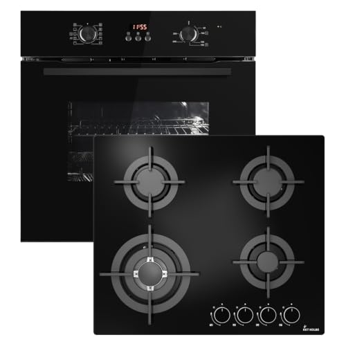 KKT KOLBE Autarkes SET8010FBG604G - Juego de cocina (horno y placa de gas