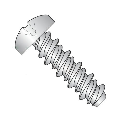#4 (#3 Head) x 5/16" High Low Style Thread Forming Screws/Phillips/Pan Head / 18-8 Stainless Steel (Carton: 10,000 pcs)