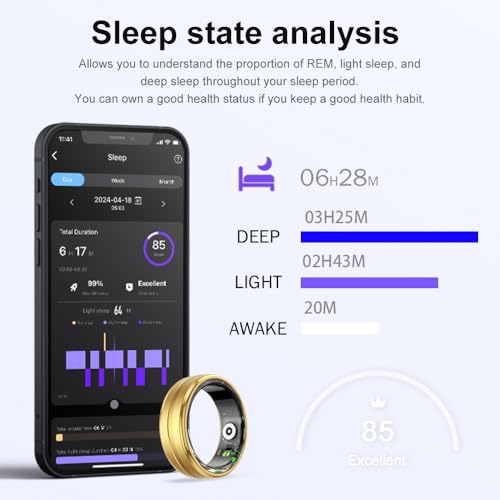 Bague intelligente tracker de fitness oxygène dans le sang - 6