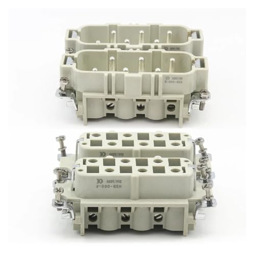 Conector HDC-HSB-012 rectangular de 12 pines con salida de línea lateral 5