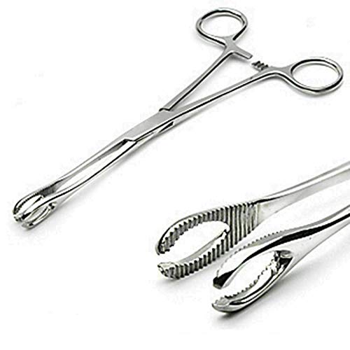 Body piercing forceps kit hemostat sponge clamp 6