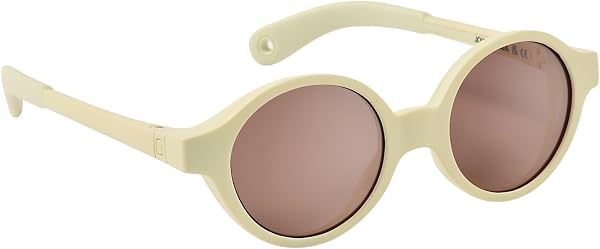 BÉABA, Lunettes de soleil pour bébé 9-24 mois, Protection 100% UV - CAT 3, Protection Latérale, Confort Optimal, Branches ajustables 360°, Bleu perle - 5