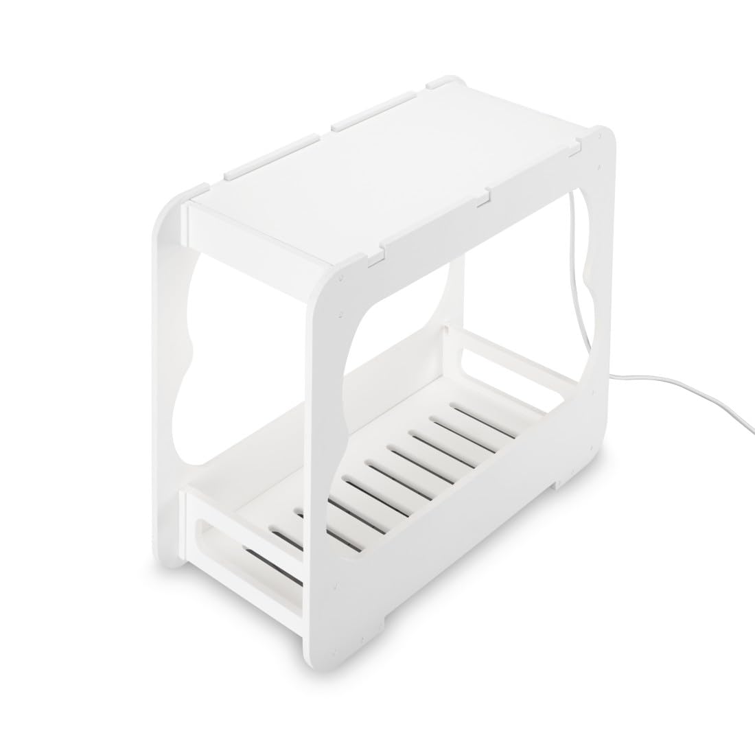 Xavax LED Smart Garden Home Gewächshaus Box klein mit Lampe für Balkon, als Anzuchtkasten für Hochbeet oder Outdoor Garten Pflanzen, Mini Gewächshaus mit Wachstumslampen für Pflanzen 3 Töpfe Ø 10 cm