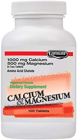 Landau Kosher Calcio y Magnesio 500/250 100 TAB