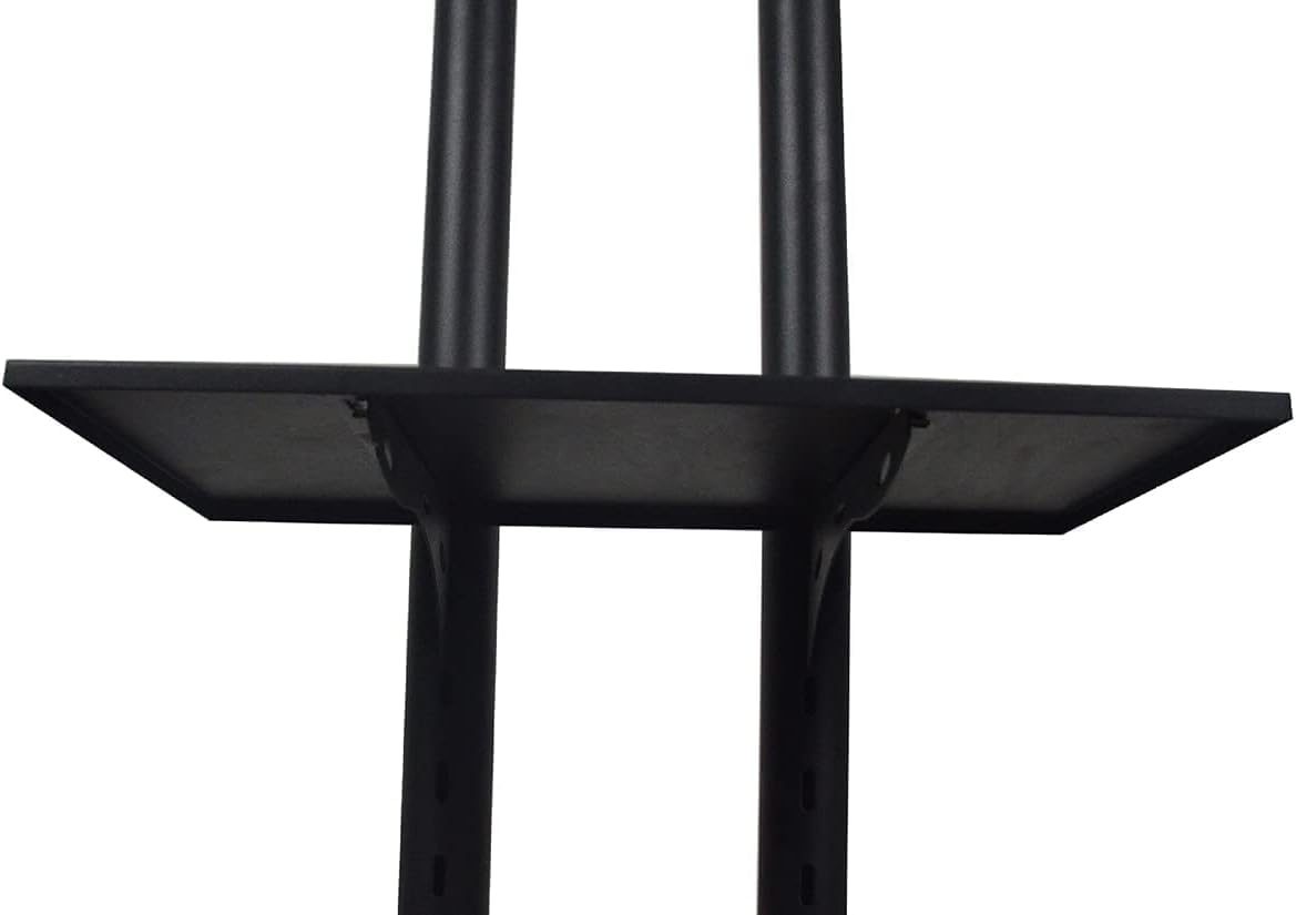TABOJS Soporte para TV con Ruedas Ajustable, Soporte para TV con Ajuste de Altura, TV móvil para Pantallas de 3270 Pulgadas, Soporte para TV de fácil Movimiento con Ruedas de Bloqueo
