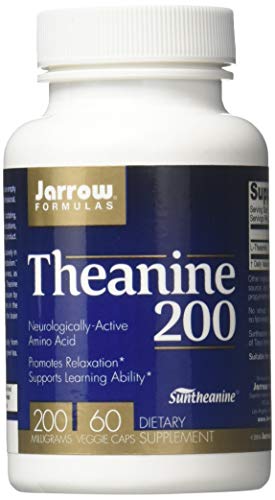 Jarrow Formulas Theanine 200, 200mg, 60 Capsules