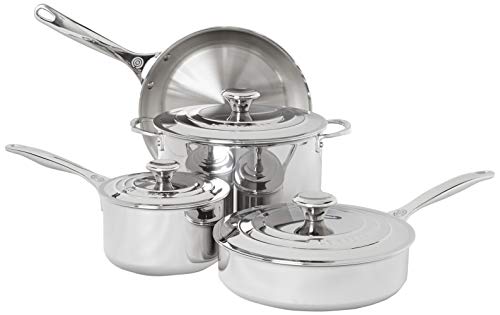 Agnelli Sartenes de Aluminio, Espesor de 2 mm, con Mango de Acero Inoxidable, Plata, 20 cm