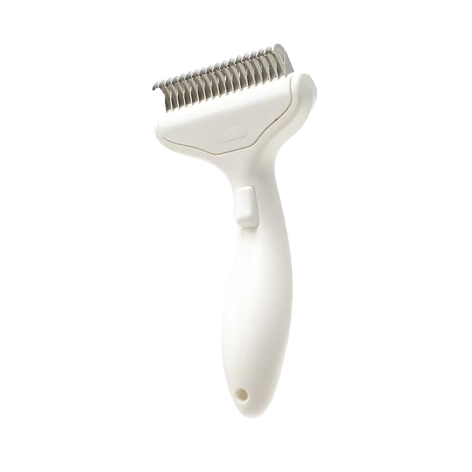 Peine de acero inoxidable for depilación perros, herramientas aseo for, accesorios for quitar el pelo mascotas(WHITE)