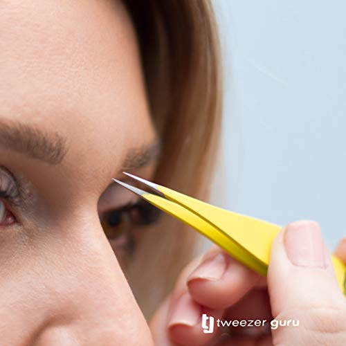 image for Tweezers for Ingrown Hair by Tweezer Guru - Best Stainless Steel Profe