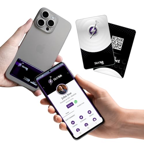 Image of One NFC Digital Business Card I Zip-Tap Antimetal NFC Sticker I 1 Year Software Subscription I Design Concierge (Grey)