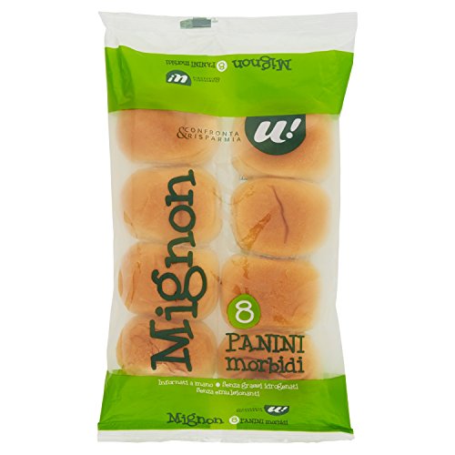 U! Confronta & Risparmia 8 Panini Mignon Morbidi, 250g