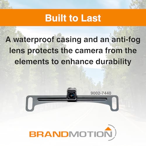 Image of Brandmotion 9002-7440 Factory Tailgate Harness with Dual Mount Camera fits 2011-2016 F250 F350 Super Duty with Factory Rear Vision | Waterproof Case with Anti-Fog Lens | Easy Install