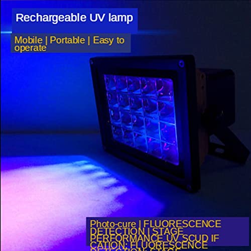 Lámpara UV Recargable 200W para Resina 3D - Longitudes de Onda 365nm, 395nm, 405nm. - Fernando Cortés