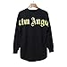 Keren PA Angel Hip Hop Bat - Sudadera de manga larga para hombre y mujer negro1 L