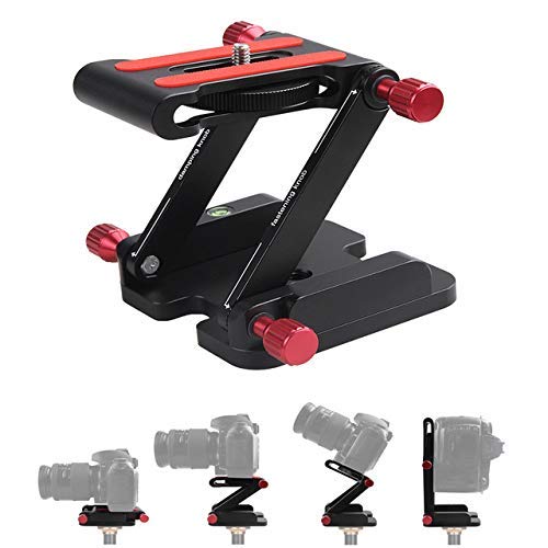 Z-Type Kantelkop – Snelladplaat – Met 1/4 & 3/8 Schroeven – 1,5 Kg Capaciteit – Voor DSLR, Sportcamera & Statief – ABS & Aluminium