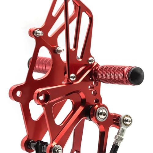 Cale pied CBR250R CNC rouge parfait pour vos balades moto au quotidien