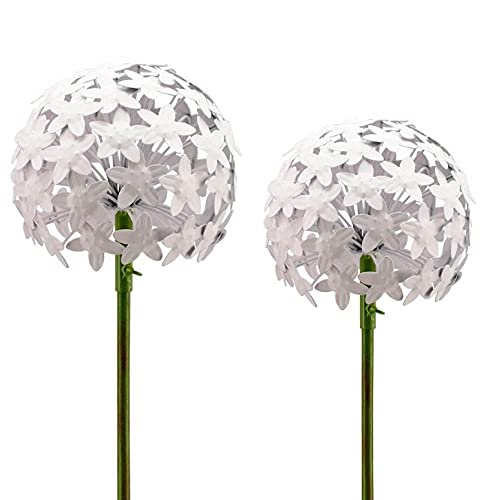 finehomegarden | Allium Gartenstecker | 16x16cm & 20x20cm | 2er Set |...