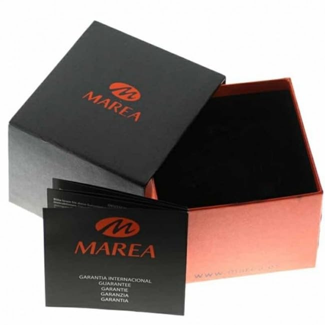 Damski analogowy zegarek Marea B54165/4 ze stali szlachetnej z kryształkami