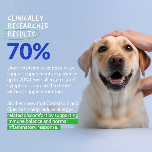 Image of Allergy Relief for Dogs 120 Tablets - Itch, Skin & Immune Support