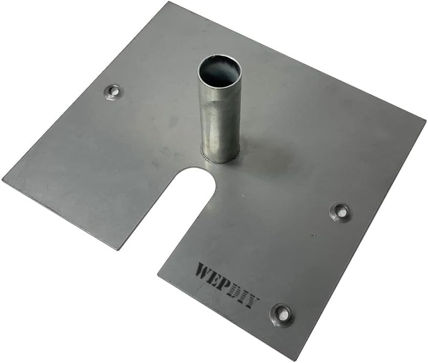 10-Pound Base Plate for Pipe and Curtain Hardware Party Decoration Special Occasion Layout by WEPDIY (1 Base 10 lb 15 * 15 inch)