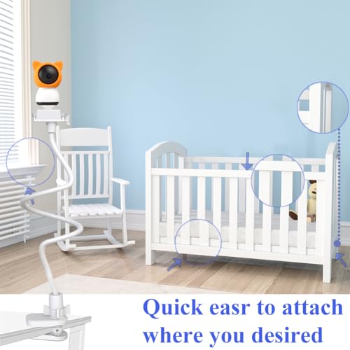 EYSAFT Baby Monitor Holder Baby Camera Holder Compatible with BOIFUN Baby 2S,Baby 5S,Baby 6T/ieGeek Baby 1T/DEATTI BM101-M - Image 4