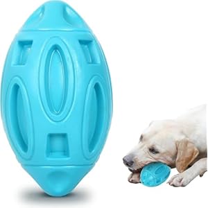 Durable Dog Toys for Aggressive Chewers – Interactive Football & Soccer Ball, Tough, Squeaky, Indestructible Chew Toy for Large, Medium, Small Breeds – Christmas Dog Gift Toys