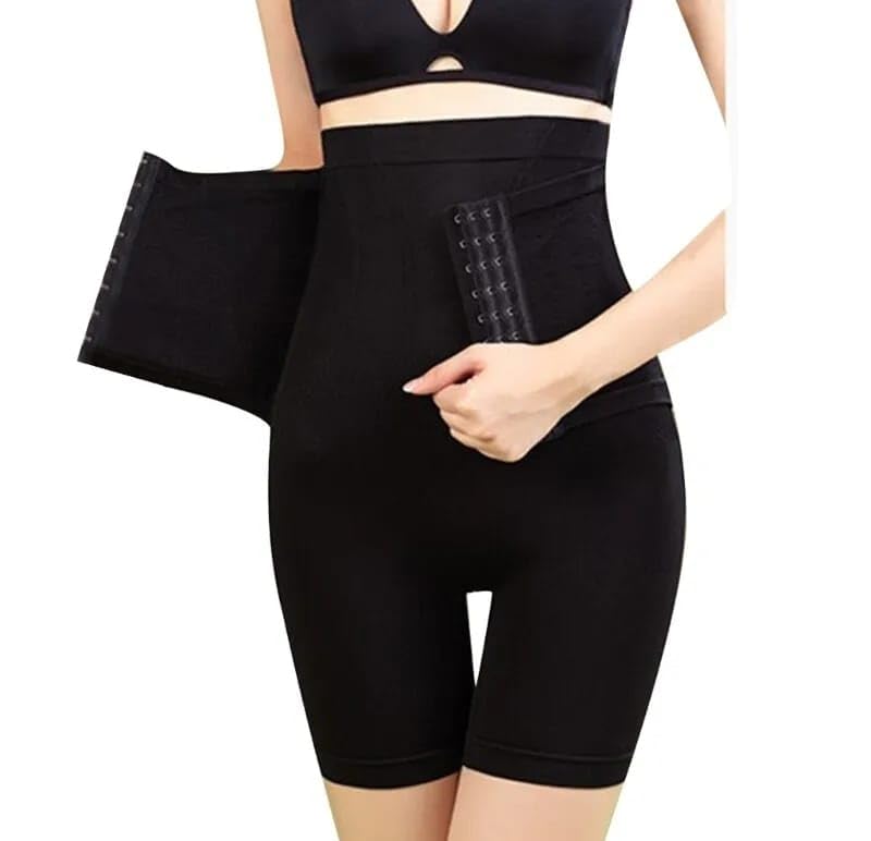 Letresor Seamless High Waist Belly Retraction Pants with Steel Bone Anti Curling Body for Women-image-42