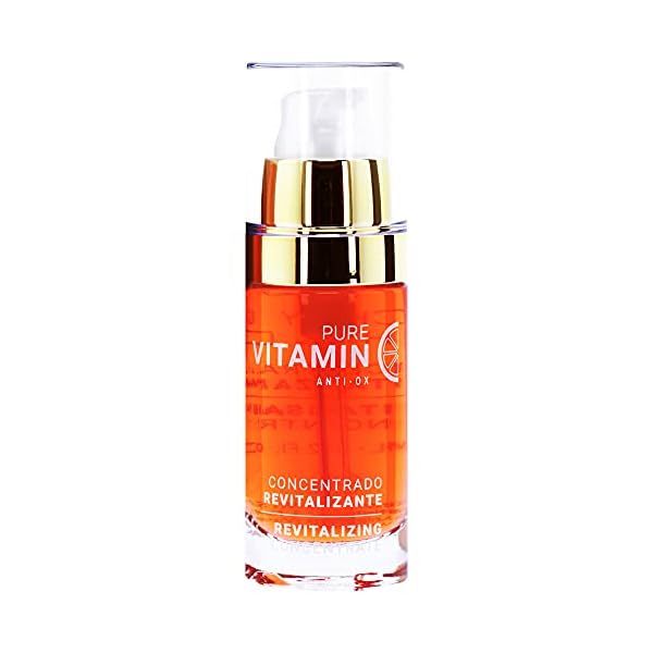 Noche Y Dia Vitamin C Serum for Mature Skin - Made in Spain - Anti Aging Formula Hydrates, Moisturizes, Firms - Targets Sun Spots, Fine Lines, Wrinkles - 30mL (1 fl oz)