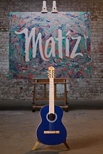 Cordoba Protégé C1 Matiz Classical Guitar In Classic Blue With Color-Matching Recycled Nylon Gig Bag #TOP1