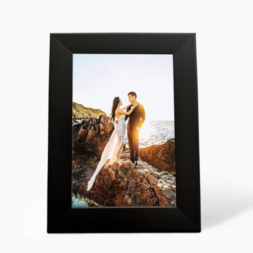 Image of Art Street Decorative Premium Set of 6 Individual Wall Hanging Picture Frame for Home, Living Room, Study Room Decor & Office Decor(5 x 7 Inch Picture Size) - Brown