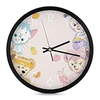 Amazon.co.jp: ダッフィー フレンズ (1) アニメ 壁掛け時計 かけ時計