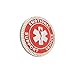 Emotional Support Vehicle Metal Emblem - 3D Car Badge Decal for Vehicles, Trucks, SUVs, RVs Alloy Auto Accessory (Red)