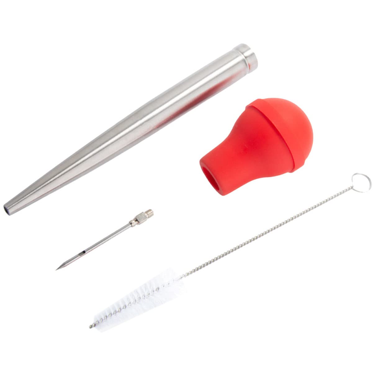 VILLCASE 2sets Turkey Baster and Seasoning Pump with Cleaning Brush for Barbecue Drip Cooking and Kitchen Use for Marinade Injection and Flavor Enhancement