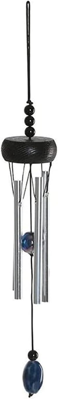 Blue Gem Tinklers Wind Chime, Silver & Blue - 29cm
