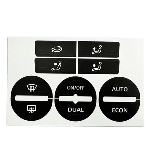 Rénover console clim Golf MK5 stickers boutons Passat auto